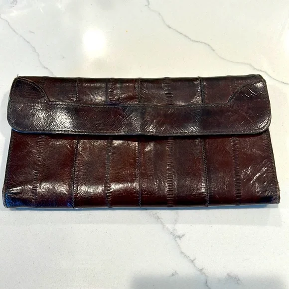 Vintage Eel Skin Long Wallet - Picture 4 of 7